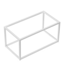 Stand buffet GN 1/3 - 32,5 x 17,6 x 16 cm - metallo -  bianco - Leone Stand buffet GN 1/3 - 32,5 x 17,6 x 16 cm - metallo -  bianco - Leone