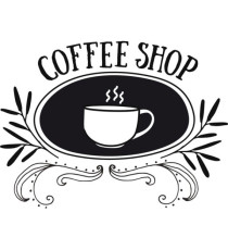 Stencil per vetri (tema cibo&bevande) - Securit - set 3 pezzi