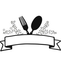 Stencil per vetri (tema cibo&bevande) - Securit - set 3 pezzi