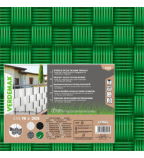 Striscia di occultazione privacy - 19 x 205 cm - PVC - verde - Verdemax Striscia di occultazione privacy - 19 x 205 cm - PVC - verde - Verdemax