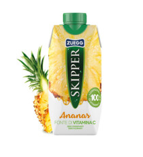 Succo Skipper - gusto ananas - Zuegg - brick 330 ml Succo Skipper - gusto ananas - Zuegg - brick 330 ml