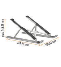 Supporto alza notebook Fold -  fino a 15' - Durable Supporto alza notebook Fold -  fino a 15' - Durable