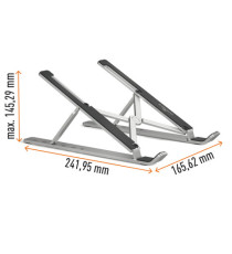 Supporto alza notebook Fold -  fino a 15' - Durable Supporto alza notebook Fold -  fino a 15' - Durable