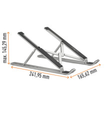 Supporto alza notebook Fold -  fino a 15' - Durable Supporto alza notebook Fold -  fino a 15' - Durable