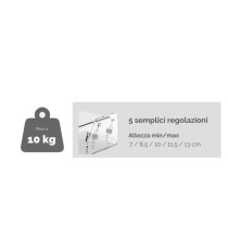 Supporto monitor regolabile Clarity - 35x25,6x7-13cm - Fellowes Supporto monitor regolabile Clarity - 35x25,6x7-13cm - Fellowes