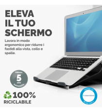 Supporto notebook I-Spire - nero - Fellowes Supporto notebook I-Spire - nero - Fellowes
