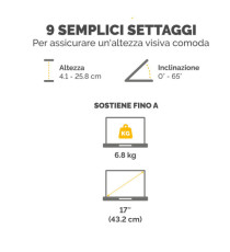Supporto notebook Professional Series - hub USB - leggio - Fellowes Supporto notebook Professional Series - hub USB - leggio - Fellowes