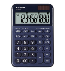 Sharp - Calcolatrice da tavolo EL M335 - 10 cifre - Blu - ELM335 BBL