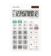 Sharp - Calcolatrice da Tavolo EL-334W - con cavalletto - 12 cifre - EL-334W