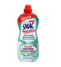 Smac Express pavimenti - igienizzante con ammoniaca - 1 L - Smac Smac Express pavimenti - igienizzante con ammoniaca - 1 L - Smac