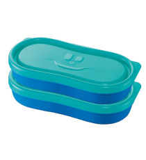 Snack box Picnik Concept - blu - Maped - set 2 pezzi