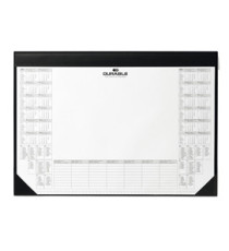 Sottomano - con blocco appunti da 25 fogli - 59 x 42 cm - nero - Durable Sottomano - con blocco appunti da 25 fogli - 59 x 42 cm - nero - Durable