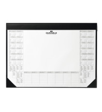 Sottomano - con blocco appunti da 25 fogli - 59 x 42 cm - nero - Durable Sottomano - con blocco appunti da 25 fogli - 59 x 42 cm - nero - Durable