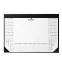 Sottomano - con blocco appunti da 25 fogli - 59 x 42 cm - nero - Durable Sottomano - con blocco appunti da 25 fogli - 59 x 42 cm - nero - Durable