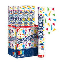 Sparacoriandoli Cannon - colori assortiti - 8 mt - Big Party Sparacoriandoli Cannon - colori assortiti - 8 mt - Big Party