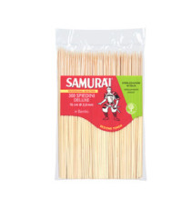 Spiedi delux - in bambù - 15 cm - Samurai Party - conf. 300 pezzi Spiedi delux - in bambù - 15 cm - Samurai Party - conf. 300 pezzi