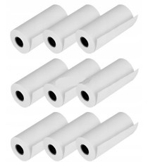 Carta termica per mini stampante termica bianca - 2.5x5.7cm - Cf. da 5 rotoli - alta qualità: stampe chiare e durature Carta termica per mini stampante termica bianca - 2.5x5.7cm - Cf. da 5 rotoli - alta qualità: stampe chiare e durature