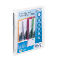 Raccoglitore personalizzabile Lumina - 4 anelli tondi 15 mm - 22 x 30 cm - PP - trasparente - Favorit Raccoglitore personalizzabile Lumina - 4 anelli tondi 15 mm - 22 x 30 cm - PP - trasparente - Favorit