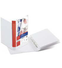 Raccoglitore personalizzabile Stelvio TI - 4 anelli a D 25 mm -  dorso 4 cm - 30x42 cm (libro) - bianco - Sei Rota