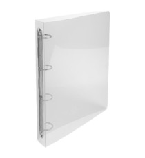 Raccoglitore rigato Crystal Colours - PPL - 4 anelli tondi 30 mm - dorso 4 cm - 22 x 30 cm - colori assortiti - Exacompt Raccoglitore rigato Crystal Colours - PPL - 4 anelli tondi 30 mm - dorso 4 cm - 22 x 30 cm - colori assortiti - Exacompt