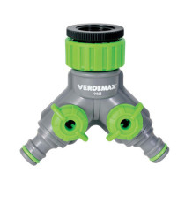 Raccordo rubinetto - 2 uscite regolabili - Verdemax Raccordo rubinetto - 2 uscite regolabili - Verdemax