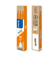 Refill a sfera Frixionball - punta 0,7mm - arancio  - Pilot - conf. 3 pezzi