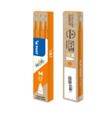 Refill a sfera Frixionball - punta 0,7mm - arancio  - Pilot - conf. 3 pezzi
