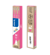 Refill a sfera Frixionball - punta 0,7mm - rosa - Pilot - conf. 3 pezzi