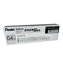 Refill Energel X LRN4 - punta 0,4 mm - nero - Pentel Refill Energel X LRN4 - punta 0,4 mm - nero - Pentel