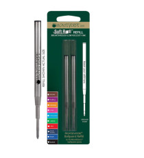 Refill per sfera Montblanc - punta media - nero  - Monteverde - conf. 2 pezzi