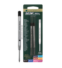 Refill per sfera Parker - punta media - nero  - Monteverde - conf. 2 pezzi Refill per sfera Parker - punta media - nero  - Monteverde - conf. 2 pezzi