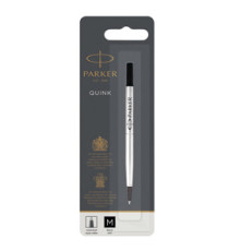 Refill roller Quink standard - punta media - metallo - nero - Parker Refill roller Quink standard - punta media - metallo - nero - Parker
