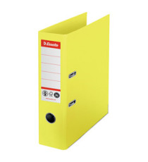 Registratore a leva - CO2 neutral - A4 - dorso 75 mm - giallo - Esselte Registratore a leva - CO2 neutral - A4 - dorso 75 mm - giallo - Esselte