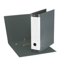Registratore Delso Line G15 - dorso 8 cm - protocollo 23x33 cm - grigio - Esselte Registratore Delso Line G15 - dorso 8 cm - protocollo 23x33 cm - grigio - Esselte