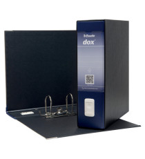 Registratore Dox 1 - dorso 8 cm - commerciale 23x29,7 cm - blu - Esselte Dox Registratore Dox 1 - dorso 8 cm - commerciale 23x29,7 cm - blu - Esselte Dox