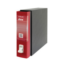 Registratore Dox 2 - dorso 8 cm - protocollo 23 x 34 cm - rosso - Esselte Dox