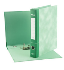 Registratore Essentials G74 - dorso 5 cm - protocollo 23x33 cm - verde - Esselte Registratore Essentials G74 - dorso 5 cm - protocollo 23x33 cm - verde - Esselte