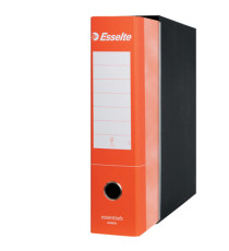 Registratore Essentials G75 - dorso 8 cm - protocollo 23x33 cm - arancione - Esselte Registratore Essentials G75 - dorso 8 cm - protocollo 23x33 cm - arancione - Esselte