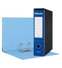 Registratore Essentials G75 - dorso 8 cm - protocollo 23 x 33 cm - blu - Esselte