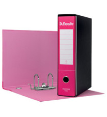 Registratore Essentials G75 - dorso 8 cm - protocollo 23x33 cm - fucsia - Esselte Registratore Essentials G75 - dorso 8 cm - protocollo 23x33 cm - fucsia - Esselte