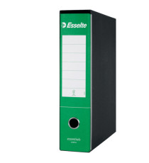 Registratore Essentials G75 - dorso 8 cm - protocollo 23x33 cm - verde - Esselte Registratore Essentials G75 - dorso 8 cm - protocollo 23x33 cm - verde - Esselte