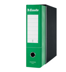 Registratore Essentials G75 - dorso 8 cm - protocollo 23x33 cm - verde - Esselte Registratore Essentials G75 - dorso 8 cm - protocollo 23x33 cm - verde - Esselte