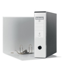 Registratore Eurofile G53 - dorso 8 cm - commerciale 23x30 cm - bianco - Esselte Registratore Eurofile G53 - dorso 8 cm - commerciale 23x30 cm - bianco - Esselte