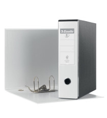 Registratore Eurofile G53 - dorso 8 cm - commerciale 23x30 cm - bianco - Esselte Registratore Eurofile G53 - dorso 8 cm - commerciale 23x30 cm - bianco - Esselte