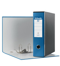 Registratore Eurofile G53 - dorso 8 cm - commerciale 23x30 cm - blu metallizzato - Esselte Registratore Eurofile G53 - dorso 8 cm - commerciale 23x30 cm - blu metallizzato - Esselte