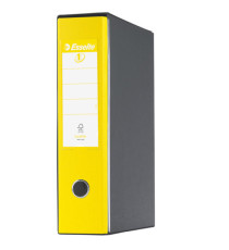 Registratore Eurofile G53 - dorso 8 cm - commerciale 23x30 cm - giallo - Esselte Registratore Eurofile G53 - dorso 8 cm - commerciale 23x30 cm - giallo - Esselte