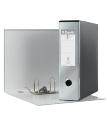 Registratore Eurofile G53 - dorso 8 cm - commerciale 23x30 cm - grigio metallizzato - Esselte