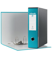 Registratore Eurofile G53 - dorso 8 cm - commerciale 23x30 cm - turchese - Esselte Registratore Eurofile G53 - dorso 8 cm - commerciale 23x30 cm - turchese - Esselte