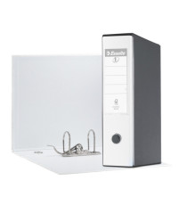 Registratore Eurofile G55 - dorso 8 cm - protocollo 23x33 cm - bianco - Esselte Registratore Eurofile G55 - dorso 8 cm - protocollo 23x33 cm - bianco - Esselte