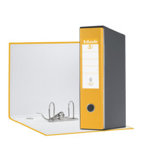 Registratore Eurofile G55 - dorso 8 cm - protocollo 23x33 cm - giallo - Esselte Registratore Eurofile G55 - dorso 8 cm - protocollo 23x33 cm - giallo - Esselte
